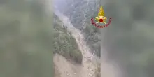 Maltempo nel Nord Italia, le immagini delle frane nel Bresciano