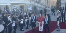 Papa Leone a San Marino accolto con inni, onori e spari cannone