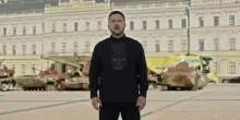 Ucraina, il discorso di Zelensky nel giorno dell&rsquo;indipendenza