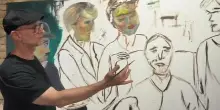 Venezia, la pittura dal vivo di Angelo Pregoni racconta la cura