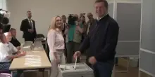 Germania, candidato della Cdu  Sassonia Anhalt ha votato a Magdeburgo
