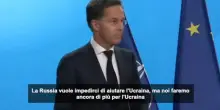 Ucraina, Rutte (NATO): Russia vuole dividerci, ma noi siamo pi&ugrave; forti