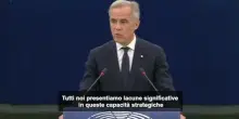 Carney: l&rsquo;Europa e il Canada sono pi&ugrave; forti insieme