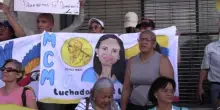Venezuela, la manifestazione per il rientro di Machado