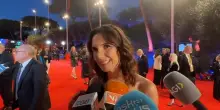 Festa di Roma, Emanuela Fanelli sul red carpet: bellissimo tornare qui