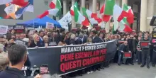 Presidio di solidariet&agrave; del centrodestra dopo le violenze a Milano