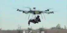 Ucraina, per la prima volta un drone volante evacua un soldato ferito