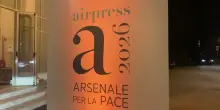 Airpress, a Villa Blanc la festa &ldquo;Arsenale per la pace&rdquo;