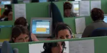 Call center, lavoratori a rischio in sciopero