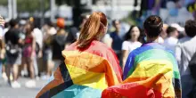 L&rsquo;associazione lgbtqia+ ebraica Keshet fuori dal Roma Pride