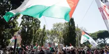 La marea di Roma per la Palestina: «Siamo un milione»