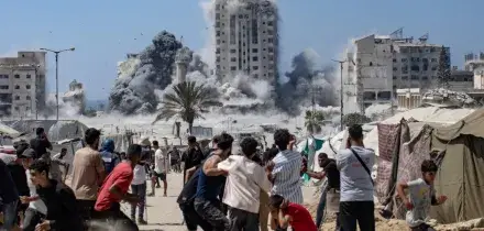 A Gaza 2.842 palestinesi &laquo;evaporati in una palla di fuoco&raquo;
