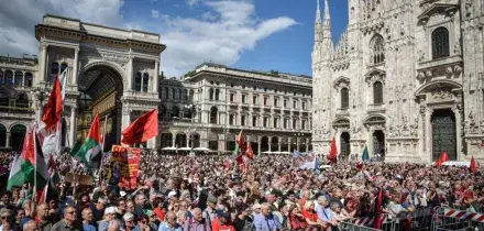Cerimonie e piazze, la festa della sinistra