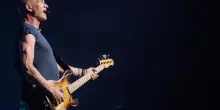 Sting: autoritratto con chitarra in interno olandese