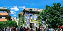 Milano, in centinaia in presidio per difendere il Centro sociale Cantiere