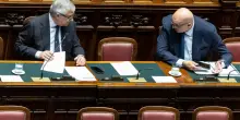 Tajani e Crosetto a Montecitorio, tra Usa e riarmo europeo