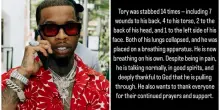 Tory Lanez accoltellato (almeno 14 volte) in carcere: il ricovero d'urgenza in ospedale. Aveva sparato e molestato Megan Thee Stallion