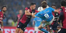 Napoli-Cagliari 2-0, le pagelle: McTominay (8,5) segna il gol dello scudetto, Lukaku (8) spegne le speranze dell'Inter