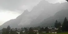 Crolla la montagna tra San Vito e Cortina, frana sulla Croda Marcora: nube di polvere sulla vallata