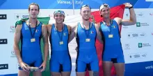 Canottaggio, quattro di coppia maschile e due senza femminile fanno volare l'Italia