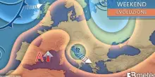 Meteo, previsioni del weekend: bel tempo? Solo per pochi. Torna l?instabilità e la goccia fredda potrebbe rovinare i piani