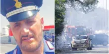 Esplosione a Roma: chi è Gregorio Assanti, il carabiniere eroe che ha salvato un uomo avvolto dalle fiamme. «Anche l'ambulanza era incendiata»