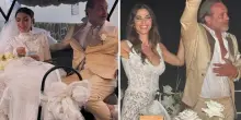Cecilia Capriotti, matrimonio da sogno a Panarea: le foto della cerimonia, la location, gli abiti della sposa, gli invitati vip