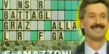 Ruota della Fortuna, il signor Giancarlo: «Mandai 117 lettere per partecipare. F*ga? Pensavo davvero le amazzoni avessero una spada chiamata così»