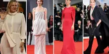 Venezia, pagelle red carpet: Emma Stone brilla (10), Emanuela Fanelli in rosso (8), Alicia Silverstone semplice (7), Noomi Rapace col mantello (7,5)