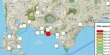 Terremoto Campi Flegrei magnitudo 4.0 all'alba di oggi, pubblicata la mappa di scuotimento
