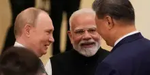 Putin, Xi e Modi: patto a 3 in chiave anti-occidentale. «Stop all?egemonismo Usa»