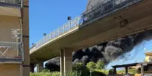 Incendio a Castellammare: riaperto il viadotto San Marco