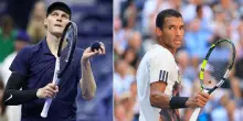 Sinner-Auger-Aliassime, a che ora gioca oggi e dove vederla in tv (anche in chiaro) e streaming