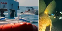 Relitto cilindrico metallico di 5 metri in mare al largo di Lampedusa: il logo israeliano, il serbatoio di un aereo o l'ipotesi di un satellite