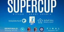 Supercoppa italiana 2025, dove e quando si giocano le semifinali Napoli-Milan e Bologna-Inter