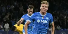 Napoli-Sporting 2-1, Kevin e Rasmus: la coppia Champions