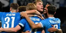 Napoli-Sporting 2-1, gli azzurri ci sono: la prima gioia Champions