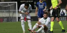 Berardi infortunato, l'attaccante del Sassuolo in tribuna contro il Verona. Come sta e quante partite può saltare, Grosso: «Abbiamo deciso di non prendere rischi»