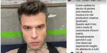 Fedez "abbandona" i social: «Ho deciso di parlare solo tramite la musica»