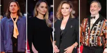 Festa del Cinema di Roma, pagelle look: Angelina Jolie casual chic (8), Luca Marinelli spaesato (5), Jasmine Trinca e i santini (7), Filippo Timi al caldo (5,5)