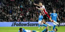 PSV-Napoli 6-2, le pagelle: Buongiorno (5) e Beukema (4) da incubo. Lucca (4)