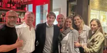 Relax per Antonio Conte a cena da Granfuoco Braceria a Posillipo