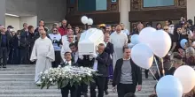 Ucciso a Boscoreale, funerale di Pasquale Nappo: rombo dei motorini all'ultimo saluto a Scafati