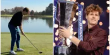 Jannik Sinner, allenamento speciale a golf con Edoardo Molinari dopo la vittoria a Torino. «Era nervoso, voleva migliorarsi»