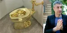 Water d'oro di Cattelan venduto all'asta per 12,1 milioni di dollari: la storia del water (funzionante) rubato e mai ritrovato