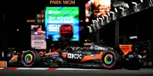GP di Las Vegas, libere 1-2: Norris comanda, brillante secondo Antonelli, poi la Ferrari di Leclerc
