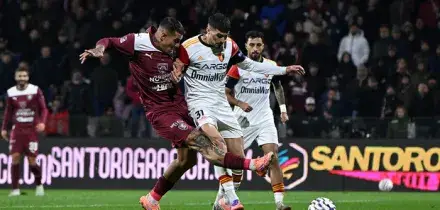 Salernitana-Potenza 1-1, nel finale Ferrari evita il ko