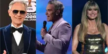 Sorteggio Mondiali 2026, i vip presenti: da Bocelli a Robbie Williams, da Ronaldo a Tom Brady e Shaquille O'Neal