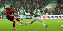 Celtic-Roma 0-3, le pagelle: Ferguson (7,5) cinico, Celik (7) altro assist, Soulé (7,5) piede vellutato