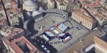 Eurovolley 2026, la finale a Napoli in piazza Plebiscito: ecco il rendering